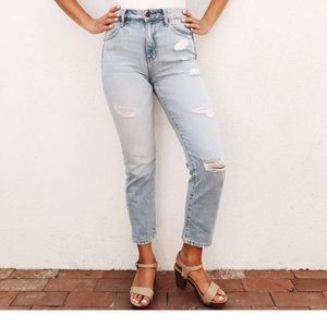 Carly Jean Los Angeles Lucy high waisted jeans, 25